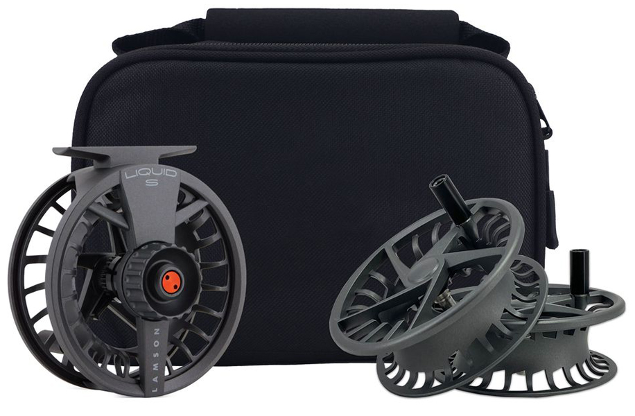 Lamson Liquid S Fly Reel - Smoke - 5+