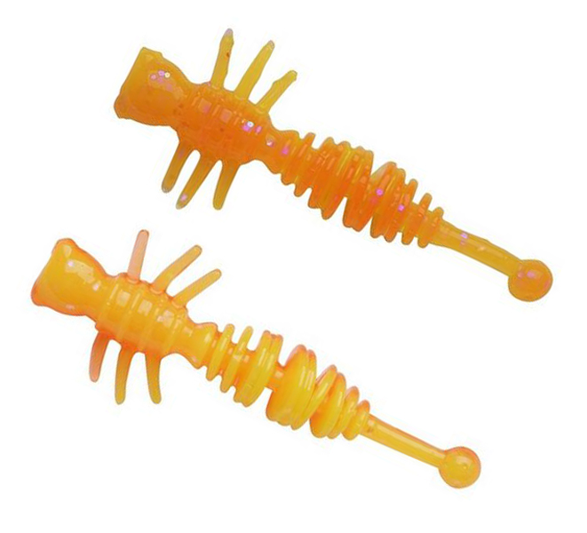 Powerbait Larvae 55mm Fl.Ora/Sunshine Yellow