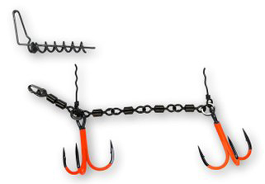 Pikecraft The 4 Swivel Stinger Rig 2/0 XL 18-25cm UVO
