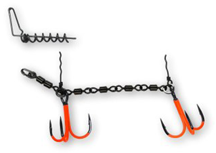 Pikecraft The 4 Swivel Stinger Rig 3/0 XXL 18-27cm UVO