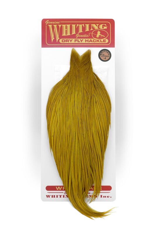 Whiting Bronze Cape - White dyed Golden Olive