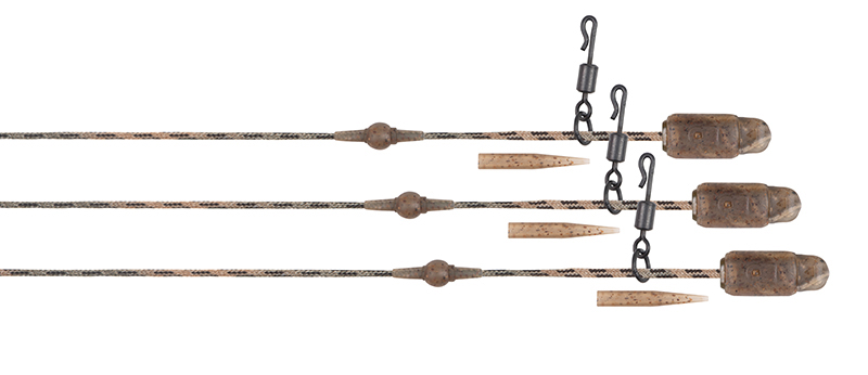 Fox Edges Camo Heli-Clip Rigs 40lb Submerge