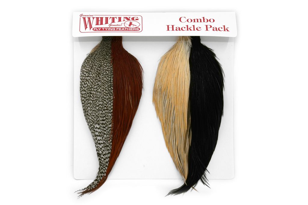 Whiting introd. Hackle Pack 4 half capes Hackle Pack