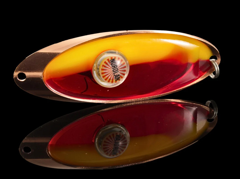 Norolan Arctic Light LED Ice Jig, blinkpirk för röding, norolan pirk 6cm 6g, led pirk vinterfiske, arctic light pirk