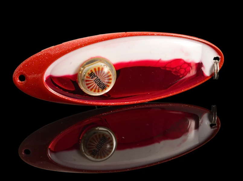 Norolan Arctic Light LED Ice Jig, blinkpirk för röding, norolan pirk 6cm 6g, led pirk vinterfiske, arctic light pirk