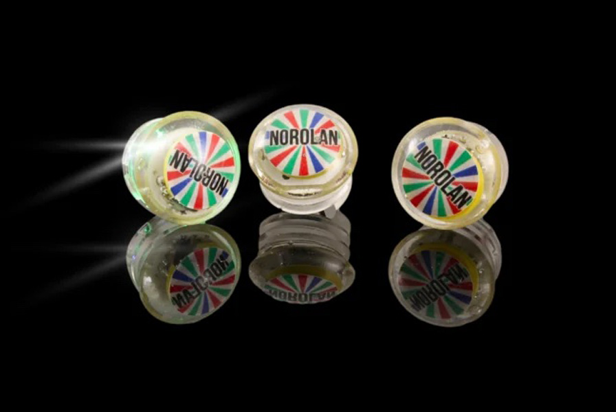 Norolan Original LED Batteri 3-pack, led batteri blinkpirk, norolan led reservdel, vinterfiske led batteri