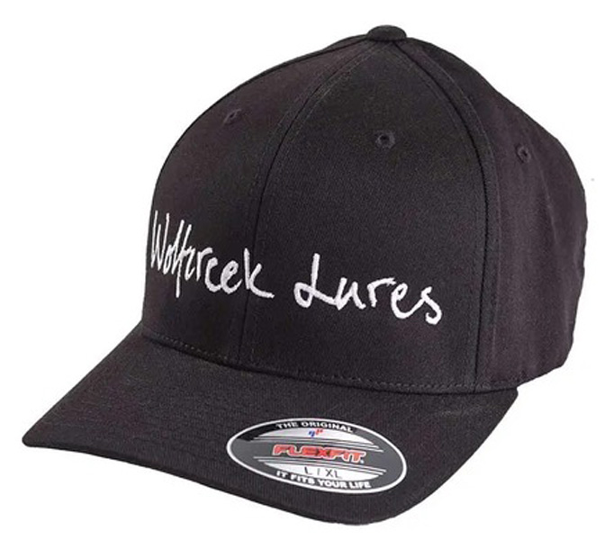 Wolfcreek Classic Logo Flexfit keps, wolfcreek keps gäddfiske, sportfiske keps wolfcreek, flexfit keps fiske