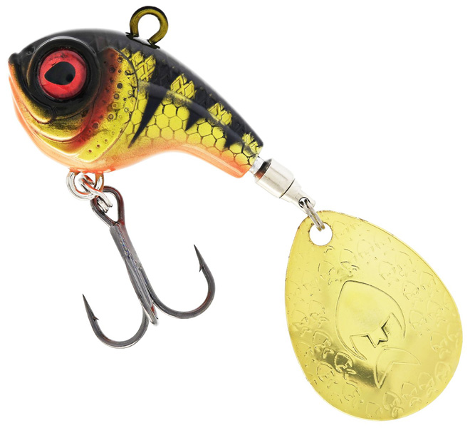 Westin DropBite Spin Tail Jig 3,7cm/22g Bling Perch, {pageDocumentTitle}. Ett bra fiskeredskap levererad från våra butiker i Värmland.