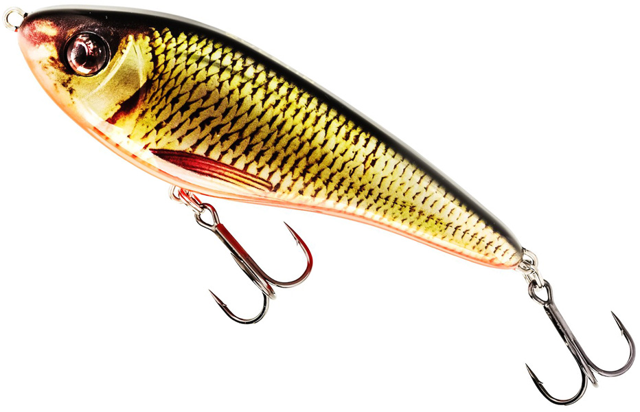 Westin Jerk Suspending 14cm 60g i färgen Real rudd jerkbait för gäddfiske