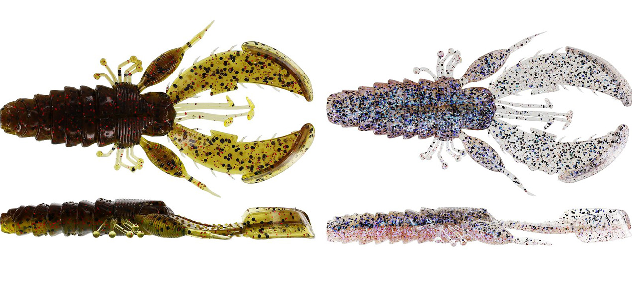 Westin Chebu Rig CreCraw R´N´R 6,5cm 10,5g Dark Water Mix färdigriggat kräftbete