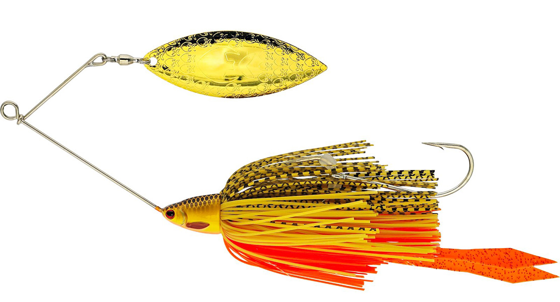 Westin MonsterVibe V2 Willow 65gr 8/0 i färgen Gold Rush spinnerbait för gäddfiske