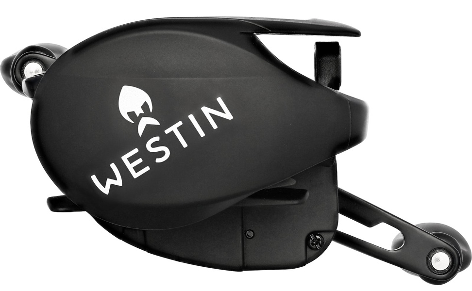 Westin W6-BC 301 HD lågprofilsrulle vänster i svart robust design för baitcasting