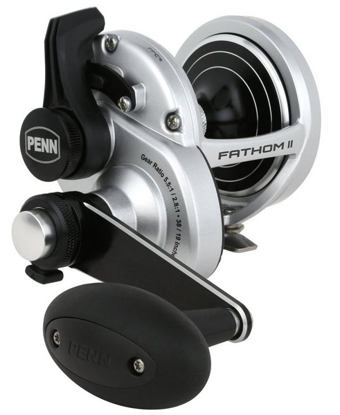 Penn Fathom II 25NLD2 Lever Drag kraftfull havsfiskerulle