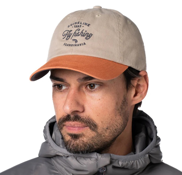 Guideline Fly Fishing Cap  Khaki/Pumpkin, {pageDocumentTitle}. Ett bra fiskeredskap levererad från våra butiker i Värmland.