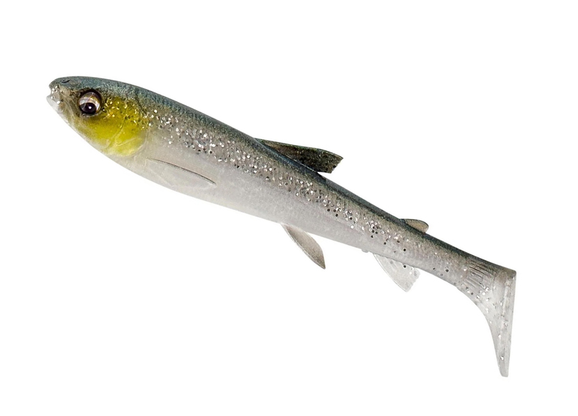 SG 3D Whitefish Shad  9cm/7g Green Silver, Savage Gear, gäddjigg, gösjigg, abborrjigg, predatorfiske, shadjigg, mjukbete