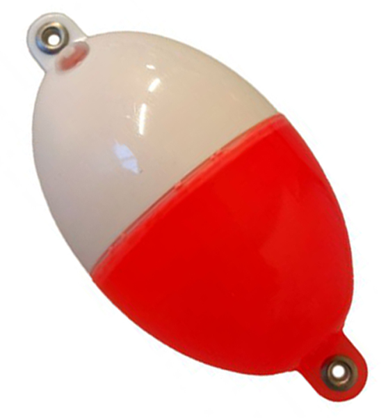 Darts Buldo Oval 35mm Röd/Vit