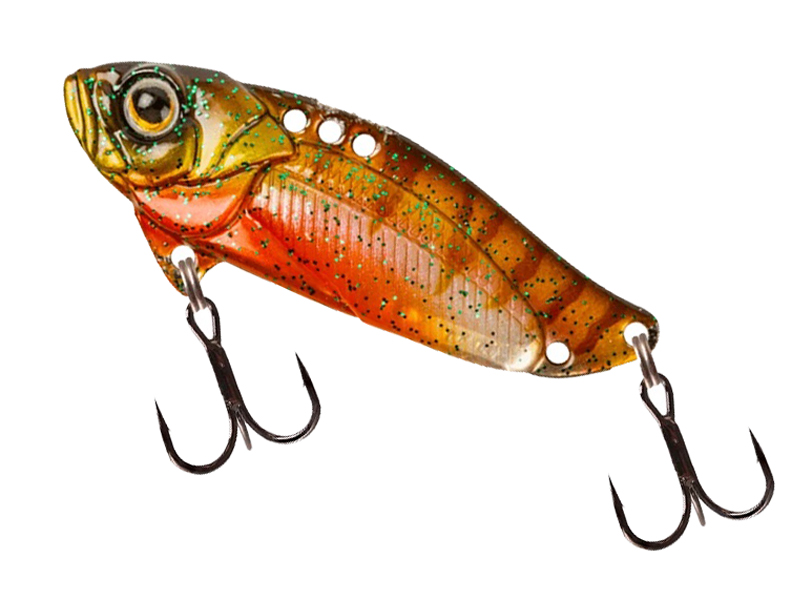 Astro Vibe UV 3,5cm/4,5g Hot Perch, vibrationsbete, astro vibe bladebait, vibrationsbete abborrfiske, bladebait med rassel