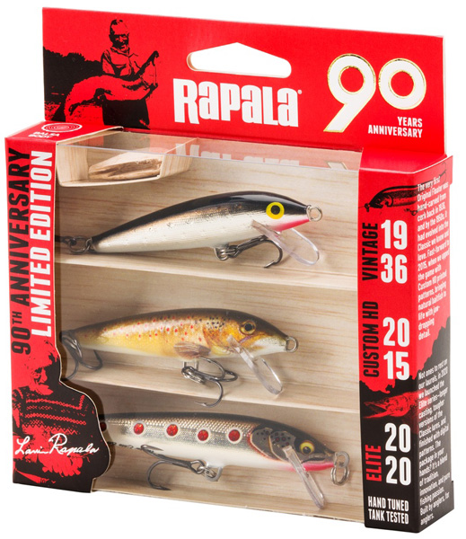Rapala 90 Years Lure Kit 3-p Floater Small Naturistic