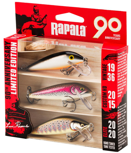 Rapala 90 Years Lure Kit 3-p