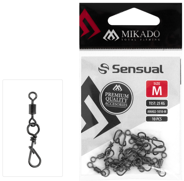 Mikado Roller Swivel med hake