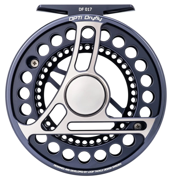 Loop Opti Reel Dryfly Left flugrulle #5 Storm Blue