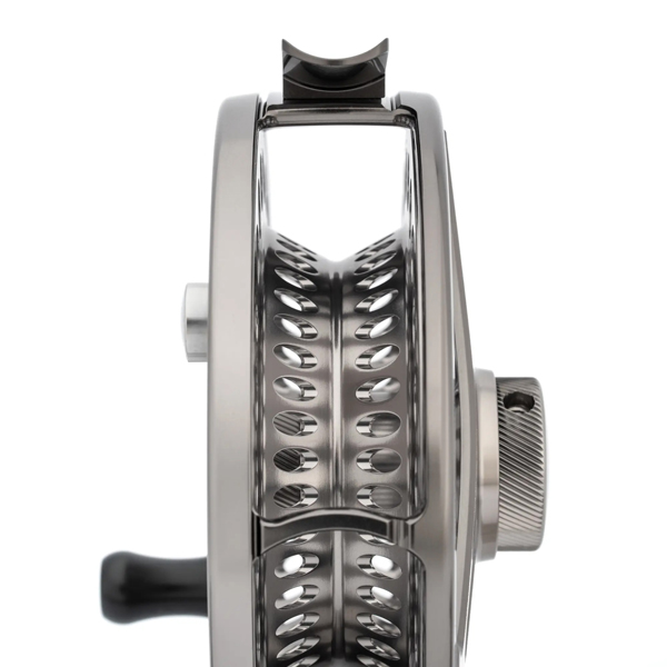 Loop Opti Reel Dryfly Left flugrulle #5 Mist Silver