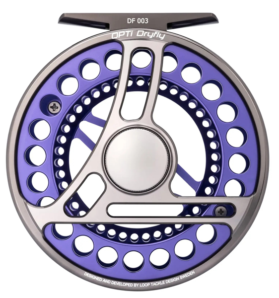 Loop Opti Reel Dryfly Left flugrulle #5 Twilight Violet
