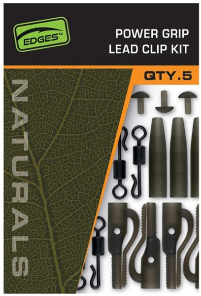 Fox Naturals Power Grip Lead clip kit 5-p