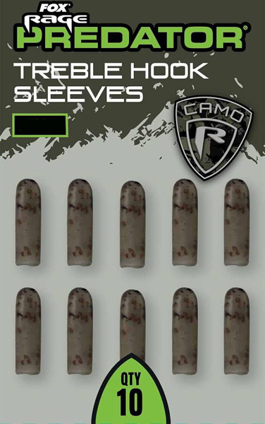 Fox Camo Treble Hook Sleeves 10 st