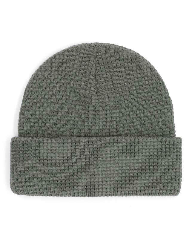 Everyday waffle knit beanie - Loden