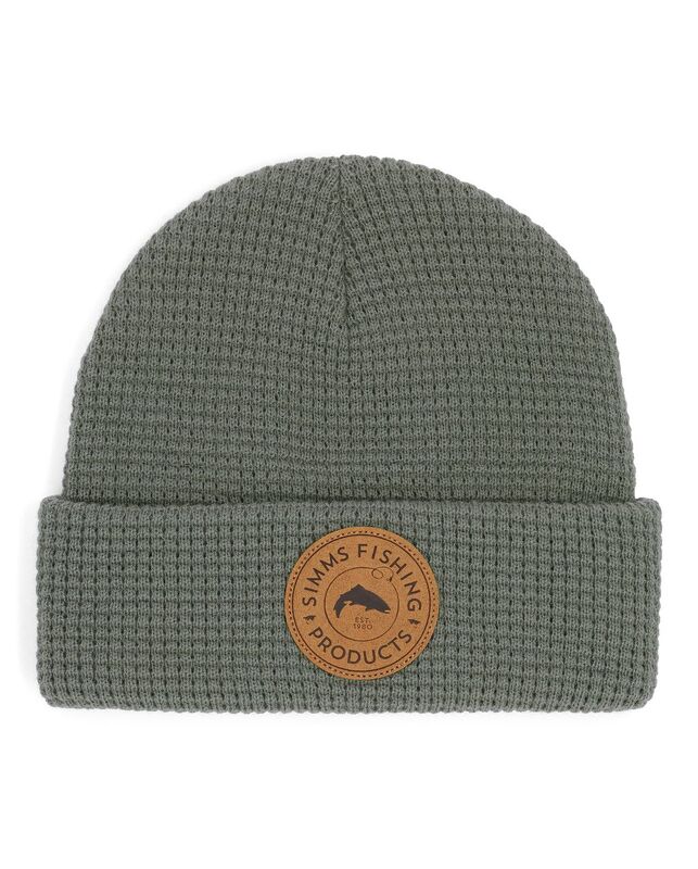 Everyday waffle knit beanie - Loden