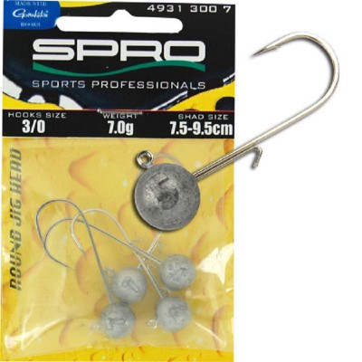 Spro Round Jig Head - Hittar du hos oss på Böjda Spön